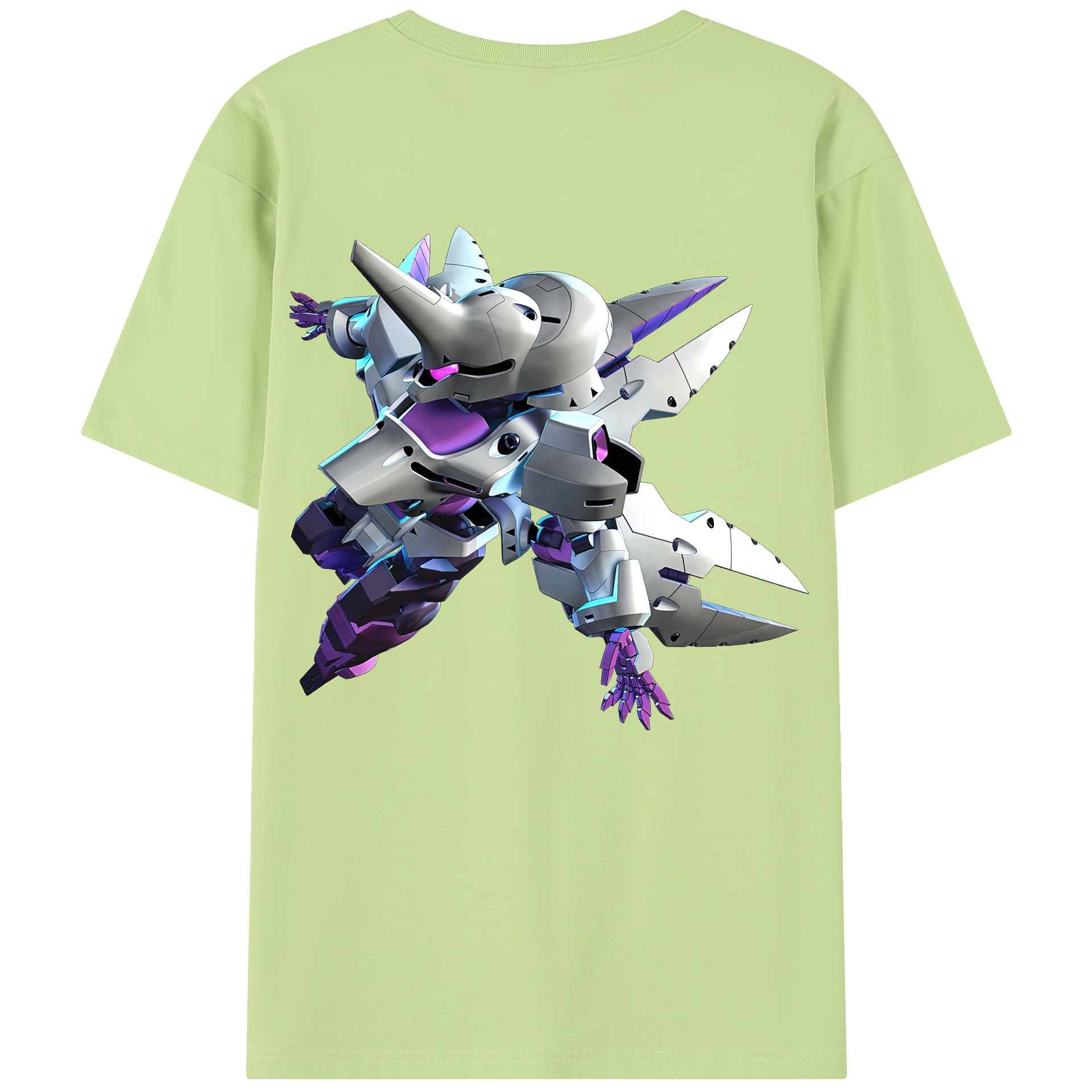 （画像用） 機動戦士ガンダム Mobile Suit Gundam 綿100％半袖Tシャツ（背面プリント）